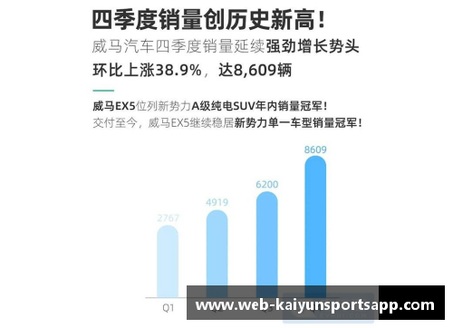 开云体育app威马汽车2020全年销量突破22,495辆，四季度创历史新高，EX5稳居造车新势力前列